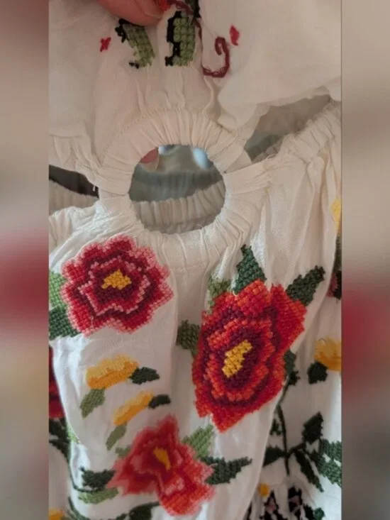 Farm Rio Embroidered Carmina Floral Maxi Dress - Picture 16 of 16